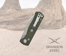 QSP Canary Glyde Lock Olive Green G10 Handle QS150GL-B1