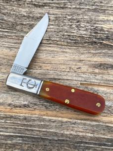 GEC TIDIOUTE ** 141122 GOLDEN ROD SAWCUT BONE TC BARLOW 1095 CARBON STEEL KNIVE 