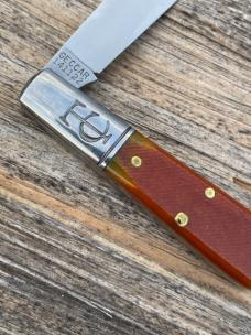 GEC TIDIOUTE ** 141122 GOLDEN ROD SAWCUT BONE TC BARLOW 1095 CARBON STEEL KNIVE 
