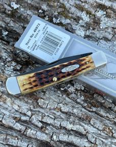 CASE XX ** 2016 ANTIQUE JIGGED BONE PVD COATED BLADE TRAPPER