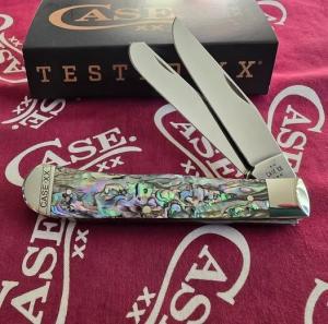 2025 Case Trapper 8254 SS. Beautiful Abalone handles. Never used or carried