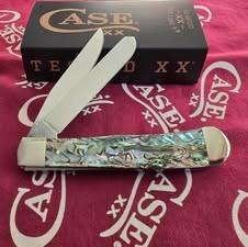 2025 Case Trapper 8254 SS. Beautiful Abalone handles. Never used or carried