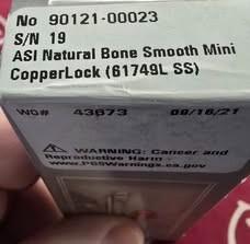 2021 Case Harvey's Hardware exclusive Mini Copperlock 61749L SS. Smooth Natural Bone handles. NIB