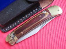 Vintage Folding Hunter Leverlock Switchblade Knife - New Old Stock!