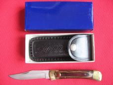 Vintage Folding Hunter Leverlock Switchblade Knife - New Old Stock!