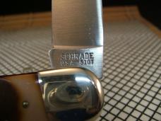 SCHRADE OLD TIMER 51OT "BIG TIMER" VINTAGE USA MADE FOLDING LOCK BACK KNIFE, SHEATH, BOX AND PAPERS