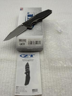 Zero Tolerance ZT 0393GLCF Rick Hinderer Design Folder New In Box