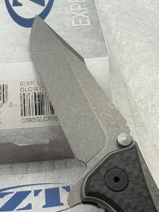 Zero Tolerance ZT 0393GLCF Rick Hinderer Design Folder New In Box