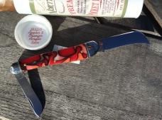 Great Eastern Cutlery Northfield 383225 Budding and Pruning Knife Apples and Oranges Acrylic