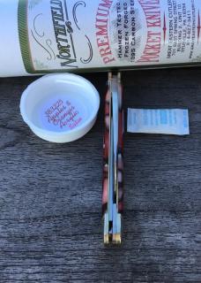 Great Eastern Cutlery Northfield 383225 Budding and Pruning Knife Apples and Oranges Acrylic