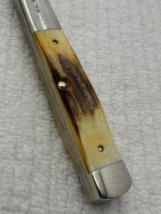 Case XX 1993-1999 5 Dot 2 Blade 52005 RAZSS Pocket Knife Stag Handle (25)