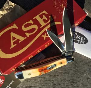Case XX Stainless Peanut Red Stag - 2025