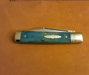 Great Eastern Cutlery #94 Liberty Blue Camel Bone