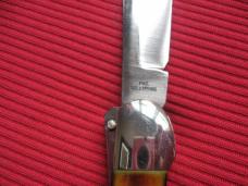 Vintage JAEGER BROS. Stag AERIAL Switchblade Knife