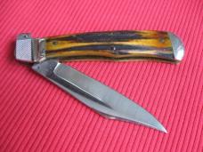 Vintage JAEGER BROS. Stag AERIAL Switchblade Knife