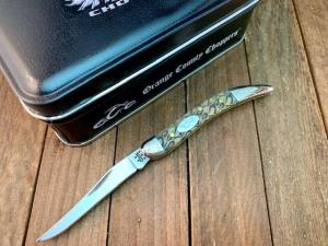 Case Tiny Toothpick SFO Orange County Choppers (OCC) Jigged Bone Scrolled Bolsters 2005