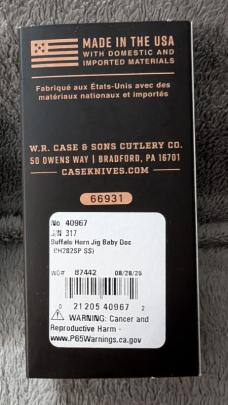 Case XX Baby Doc Buffalo Horn - Limited CaseKnives.com Exclusive