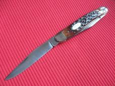 Vintage Italian Pick bone Knife GESCO Two Blade "Premier K5 ITALY" Pick Bone - New Old Stock!