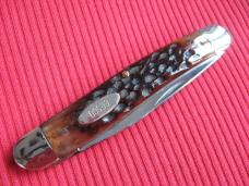Vintage Italian Pick bone Knife GESCO Two Blade "Premier K5 ITALY" Pick Bone - New Old Stock!