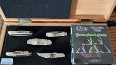 Case XX Green Scroll Stag Set w Puzzle - 2024 Edition 