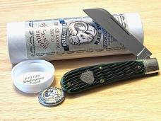 Great Eastern Cutlery Northfield UN-X-LD #93 Ram Foot Wintergreen Jigged Bone GEC 933124 Ramfoot