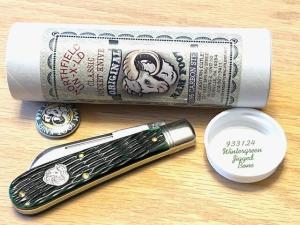 Great Eastern Cutlery Northfield UN-X-LD #93 Ram Foot Wintergreen Jigged Bone GEC 933124 Ramfoot