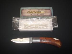 Cabelas's Club 10 Year Member Knife New in Box
