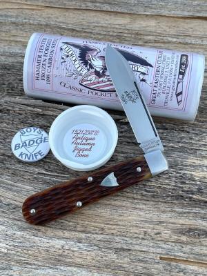 GEC TIDIOUTE ** 152125-STL AUTUMN ANTIQUE JIGGED BONE BOYS BADGE