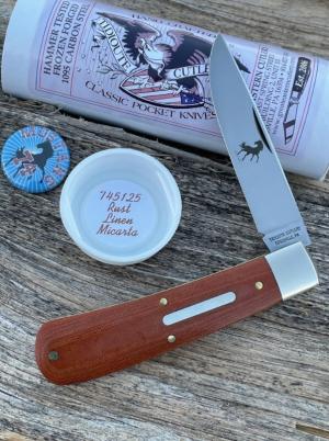 GEC TIDIOUTE ** 745125 RUST LINEN MICARTA MUSTANG