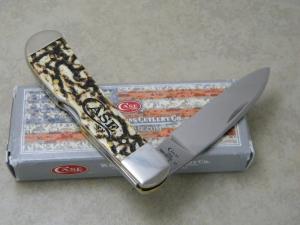 Case XX USA TB612010L 2019 Toasted Color Wash Tribal Lock Lockback Knife  NIB