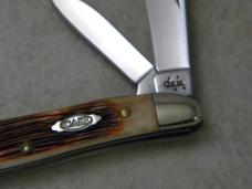 Case XX USA 2006 Autumn Barnboard Bone 6220 Peanut Knife NIB