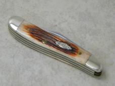 Case XX USA 2006 Autumn Barnboard Bone 6220 Peanut Knife NIB