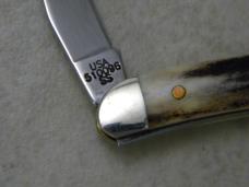 Case XX USA 9 Dot Stag 510096 Tiny Toothpick Knife in Box