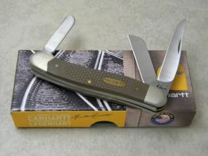 Case XX USA 2013 Earth Brown 10318 SS Carhartt Stockman Knife in Box