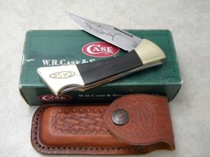 Case XX USA 10 Dot (2000) Wood P158L MAKO Lockback Knife w/Pouch NIB