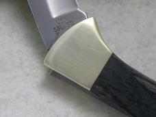 Case XX USA 3 Dot Wood 58L MAKO Lockback Knife w/Leather Pouch NIB