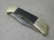 Case XX USA 3 Dot Wood 58L MAKO Lockback Knife w/Leather Pouch NIB