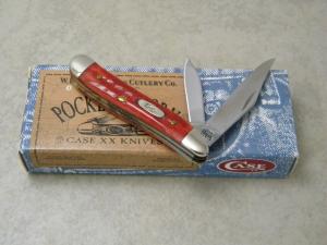 Case XX USA 2008 Old Red Bone 6220 Peanut Knife NIB