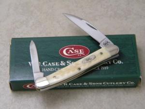Case XX USA 2001 Natural Bone 62109W Mini Wharncliffe Copperhead Knife NIB