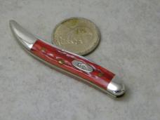 Case XX USA 2002 Old Red Bone 610096 SS Tiny Toothpick Knife NIB