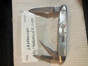 VINTAGE RUSSELL Green River PEARL WHITTLER (most rare)