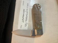RAM SHEEP HORN HANDLE SOLINGEN LOCKBACK