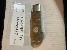 RAM SHEEP HORN HANDLE SOLINGEN LOCKBACK