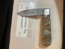 RAM SHEEP HORN HANDLE SOLINGEN LOCKBACK