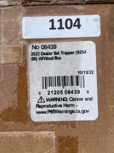 CASE XX ** 2022 DEALER SET - 3 KNIFE SET - TRAPPER - HAS COA