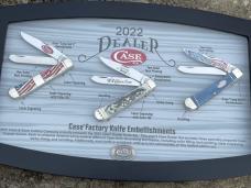 CASE XX ** 2022 DEALER SET - 3 KNIFE SET - TRAPPER - HAS COA