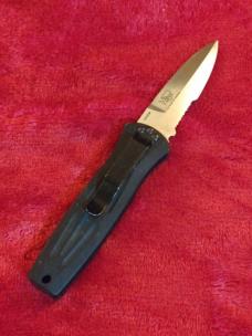 Benchmade 3550SBK 3" Mel Pardue Auto Very Nice With Box & Extras!