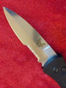 Benchmade 3550SBK 3" Mel Pardue Auto Very Nice With Box & Extras!