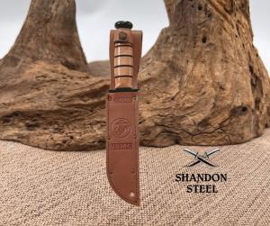 KABAR Full-size Brown Leather USMC Sheath 1217S