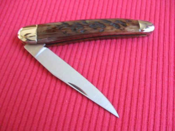 Vintage Italian Pick Bone Pocket Knife ITALY - New Old Stock !
